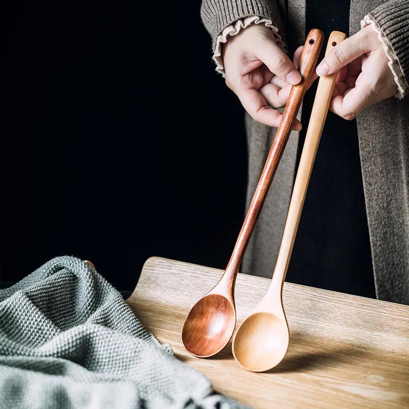 Stirring Cooking Lengthened Cooking Spoon Long Handle - Hearth & Lume