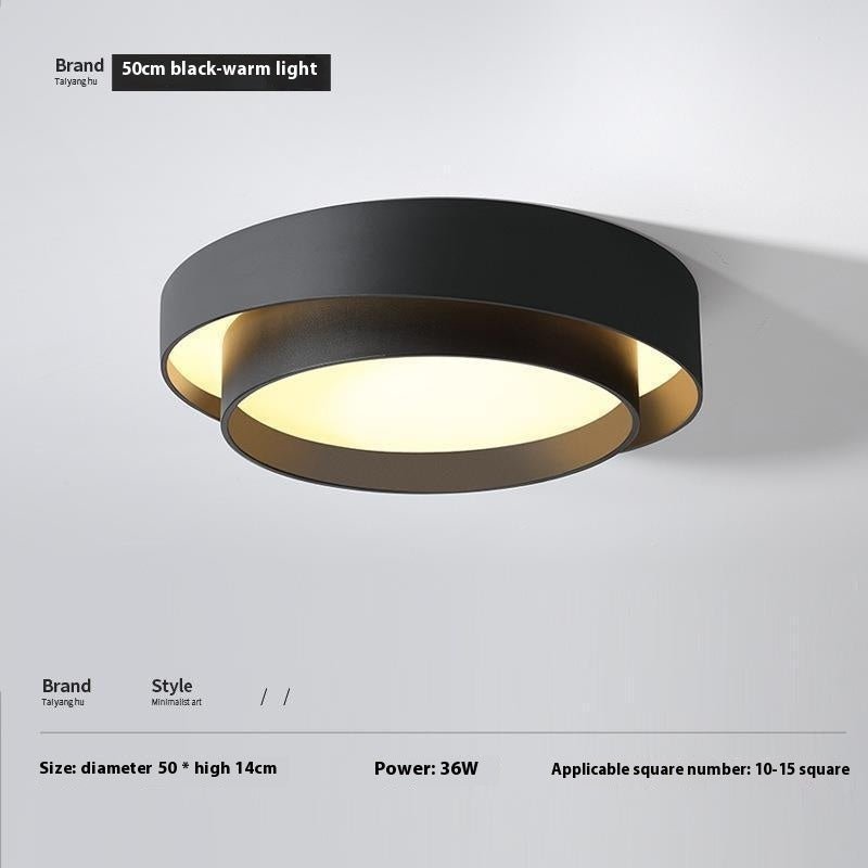 Led Ceiling Lamp Minimalist Creative Bedroom Light - Hearth & Lume