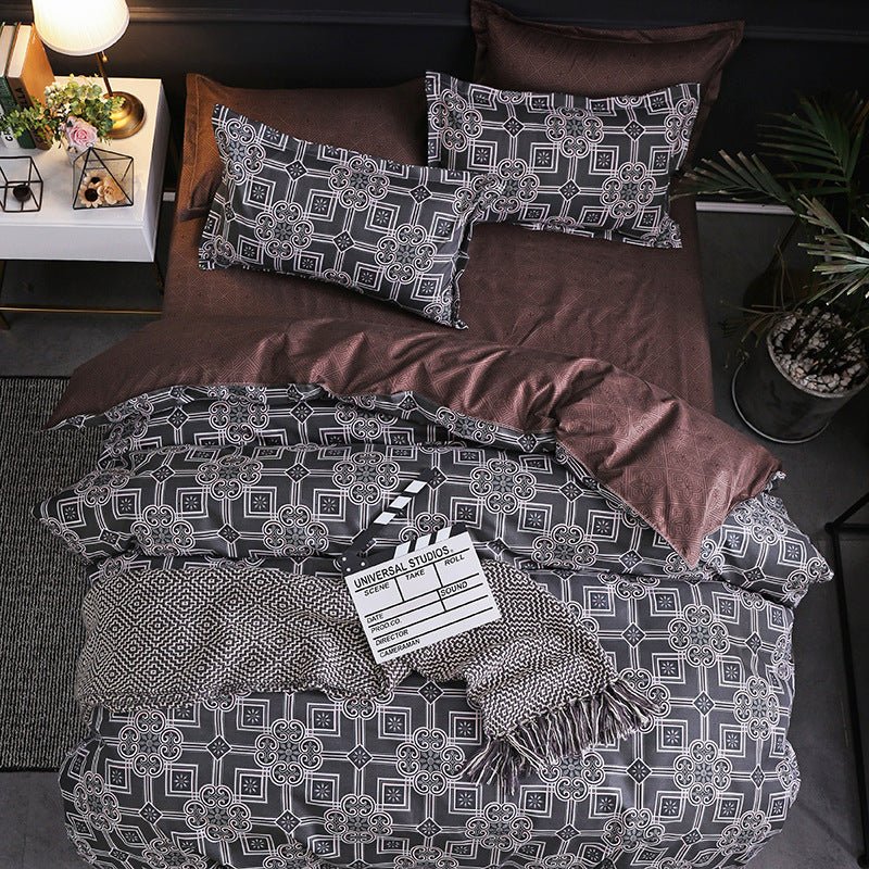 Quilt Duvet Cover 2 Pillow Cases Bedding Sets 3 Pcs - Hearth & Lume