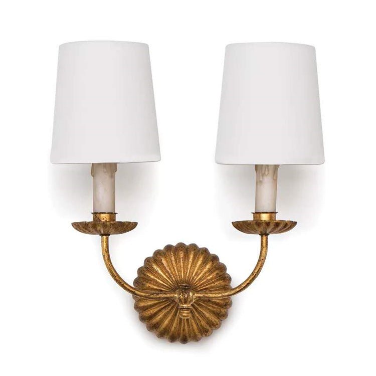American Retro Wall Lamp Gold Foil - Hearth & Lume