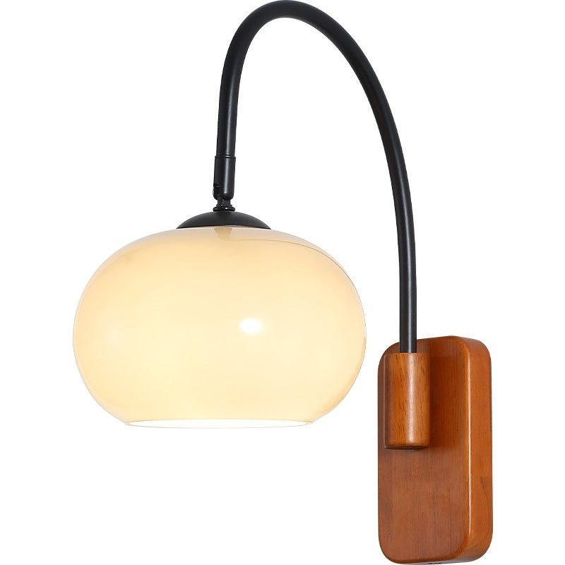 Bedside Wall Lamp Creative Retro Glass Wall LED Lamp - Hearth & Lume