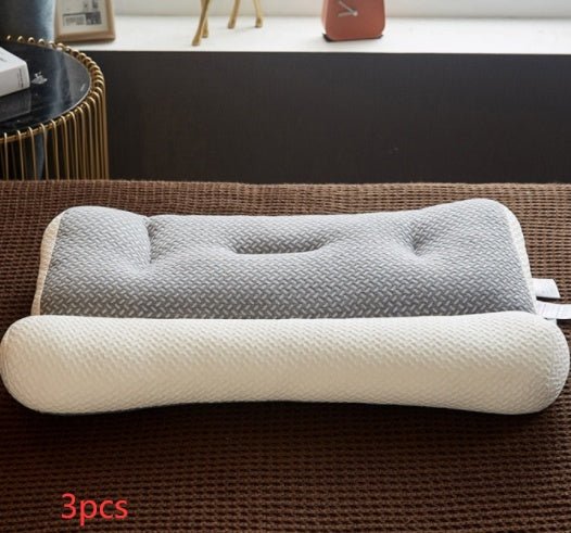 Anti - traction Soybean Fiber Pillow Neck Protection Pillow Simple Health Comfort - Hearth & Lume