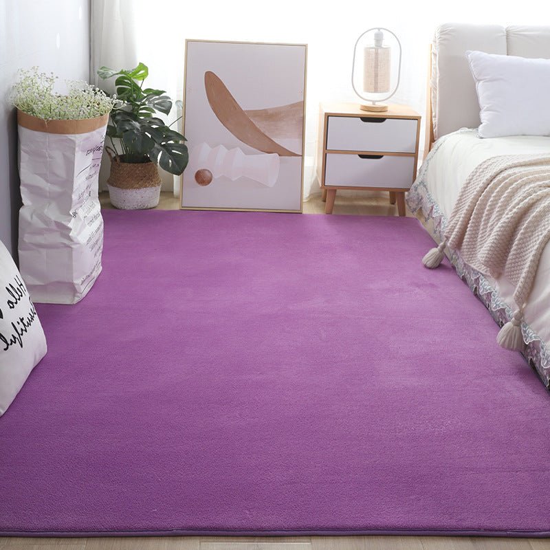 Short Wool Carpet Bedroom Bedside Blanket Floor Mat Mattress Children Crawling Floor Mat - Hearth & Lume