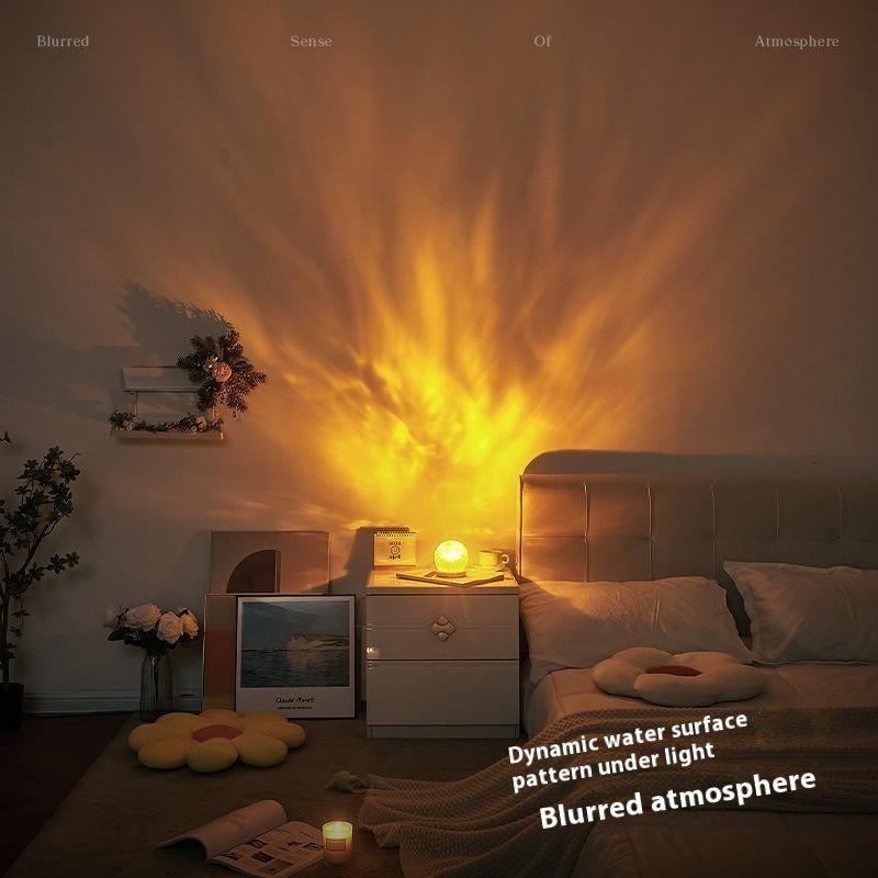 Corrugated Bedside Small Night Lamp Bedroom Decoration Ambience Light - Hearth & Lume