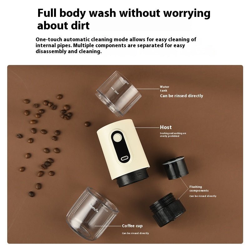 Wireless Portable Italian Coffee Machine for Outdoor Vehicle - mounted Home Use - Hearth & Lume