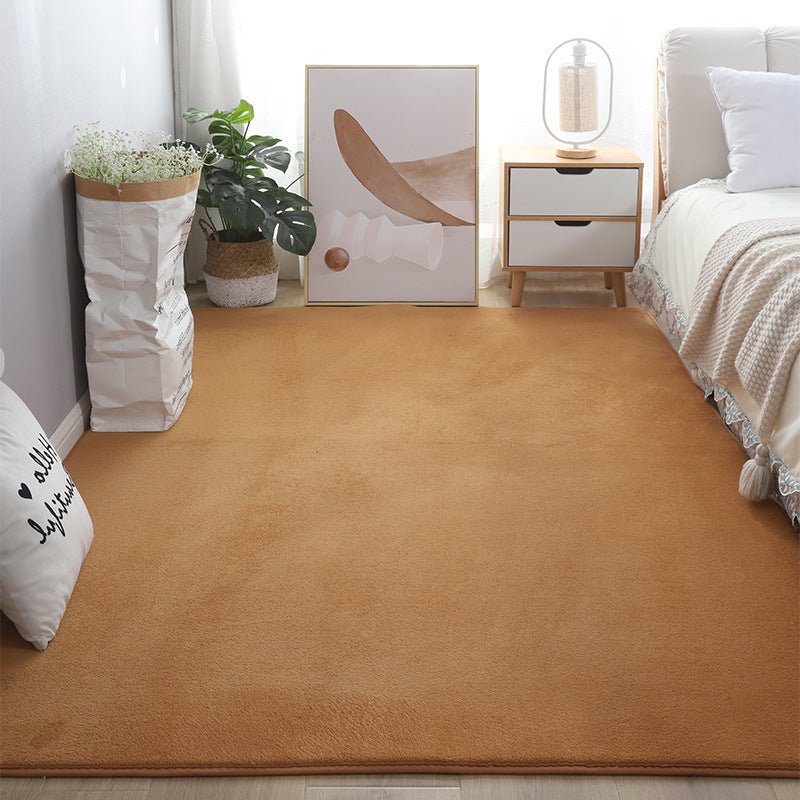 Short Wool Carpet Bedroom Bedside Blanket Floor Mat Mattress Children Crawling Floor Mat - Hearth & Lume
