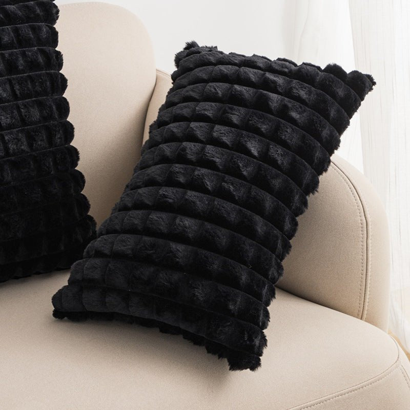 Living Room Solid Color Plush Pillow - Hearth & Lume