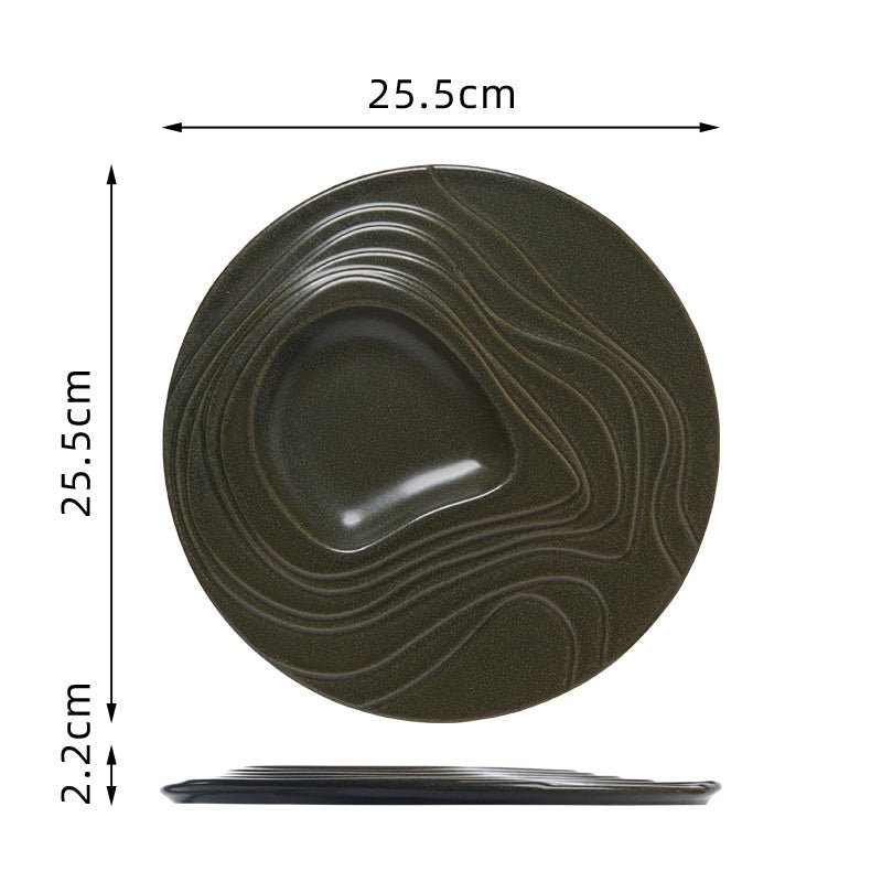 Dessert Steak Terrace Creative Ceramic Western Plate - Hearth & Lume