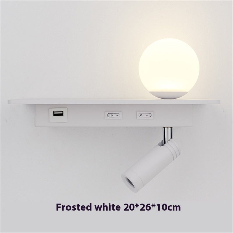 Modern Minimalist Bedroom Wall Lamp Corridor Aisle LED Light - Hearth & Lume