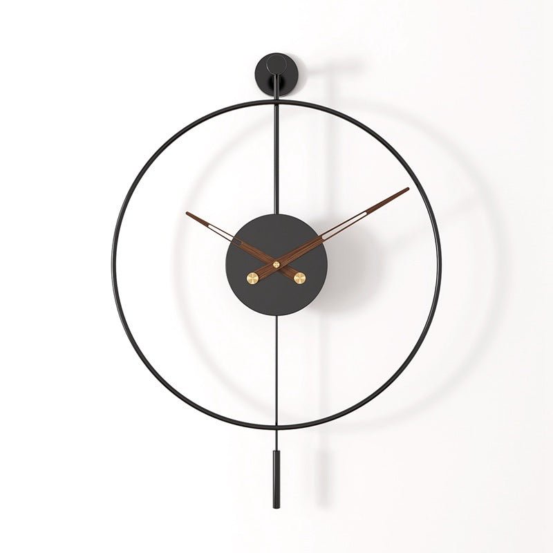 Simple Wall Clock In Living Room - Hearth & Lume
