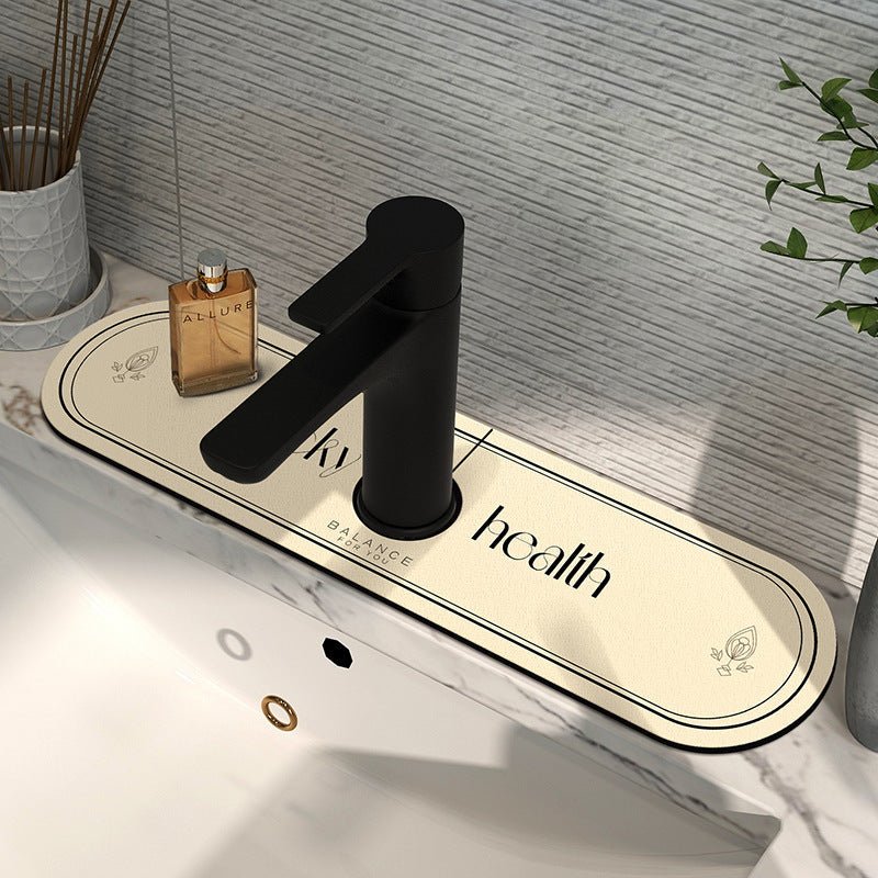Elliptical Diatom Mud Faucet Suction Pad - Hearth & Lume