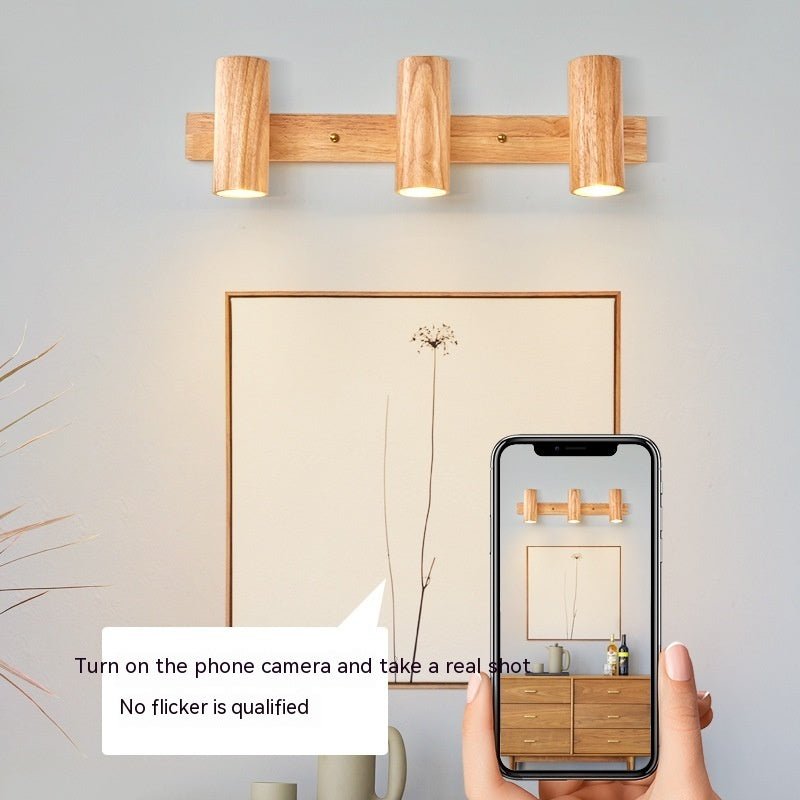 Original Wooden Bedroom Wall Lamp Japanese Retro - Hearth & Lume