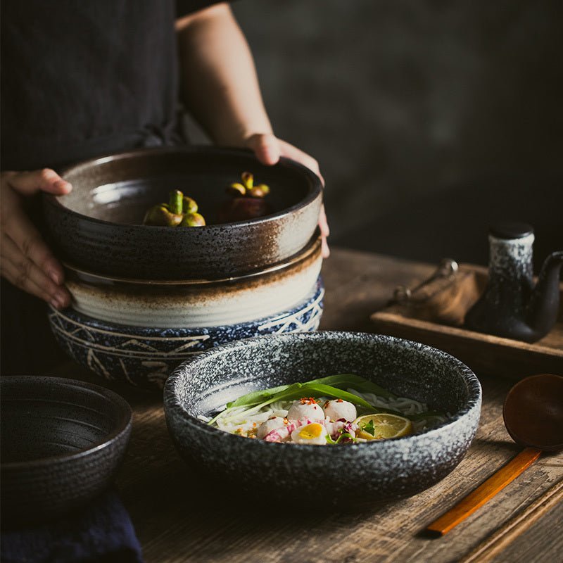 Retro Soup Bowl Japanese Style Drinking Bowl - Hearth & Lume