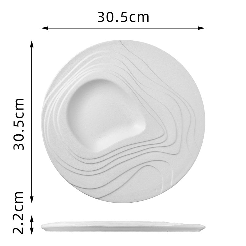Dessert Steak Terrace Creative Ceramic Western Plate - Hearth & Lume