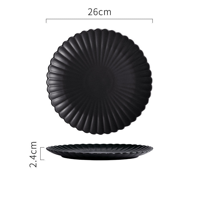 Creative Simple Solid - color Ceramic Plate - Hearth & Lume