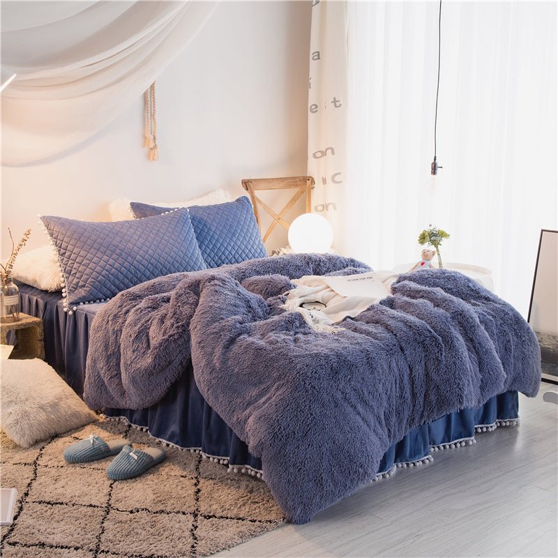 Korean mink velvet warm bedding - Hearth & Lume