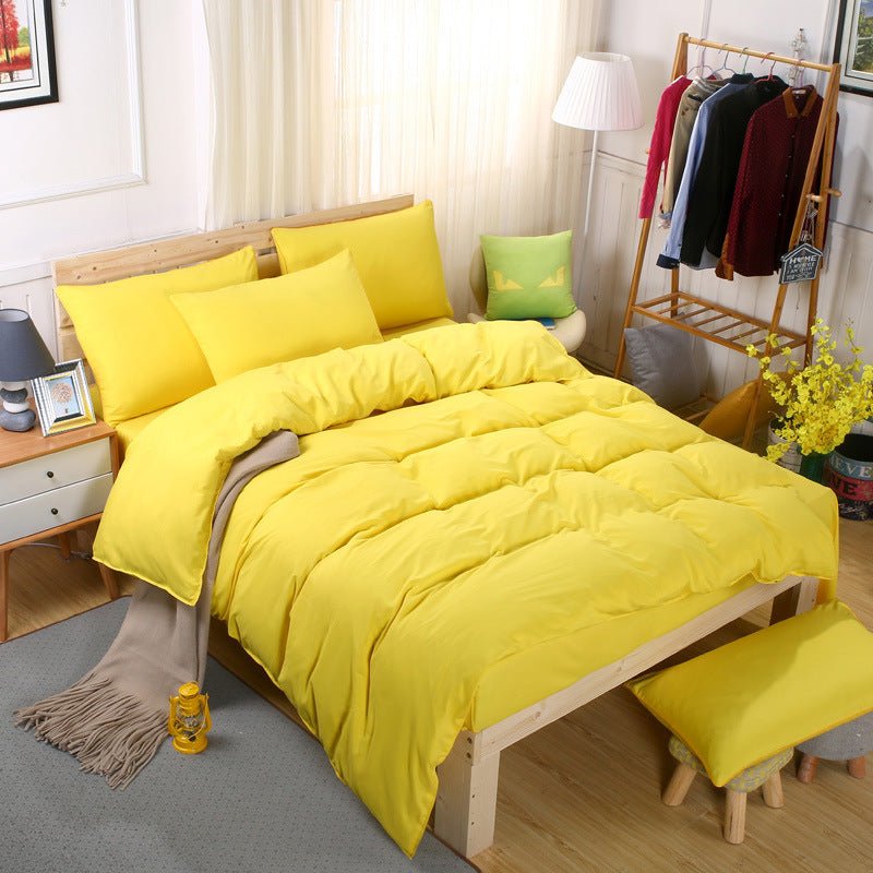 Simple three - piece bedding - Hearth & Lume