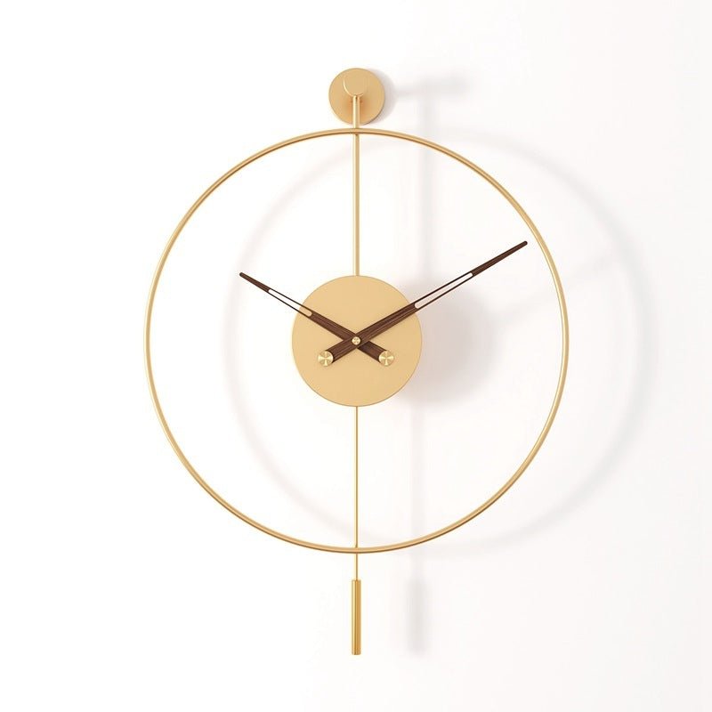 Simple Wall Clock In Living Room - Hearth & Lume