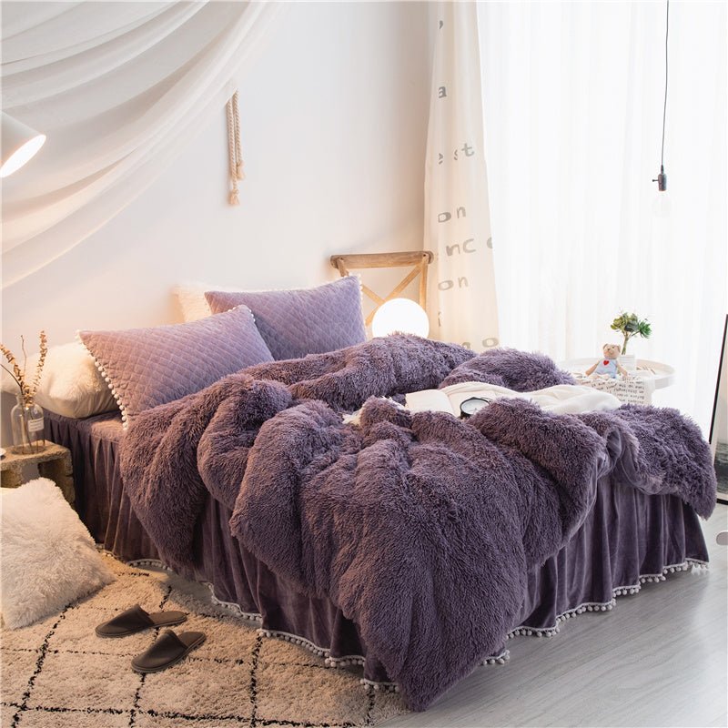 Korean mink velvet warm bedding - Hearth & Lume