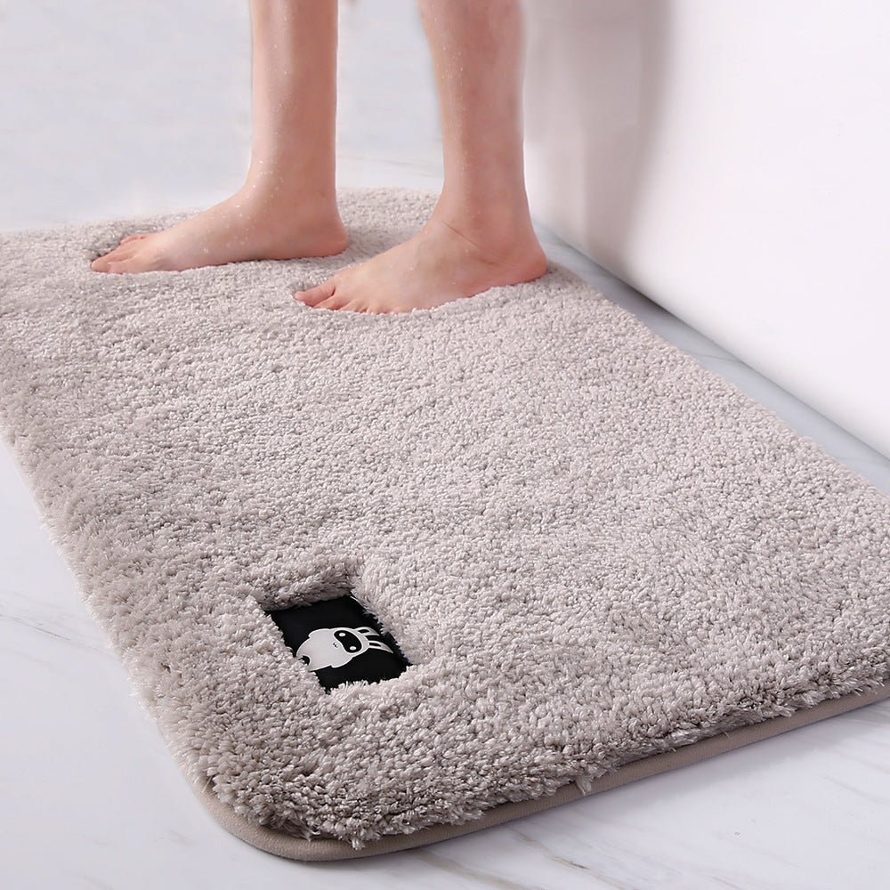 High wool thick bathroom toilet carpet - Hearth & Lume