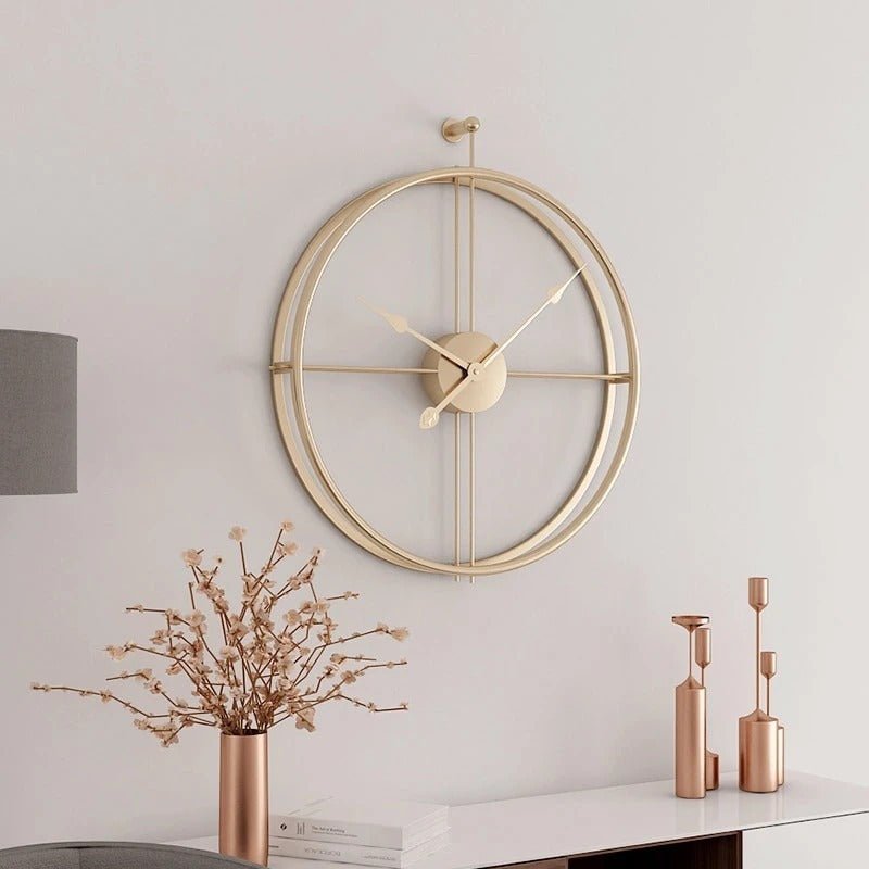 Fashion iron wall clock - Hearth & Lume