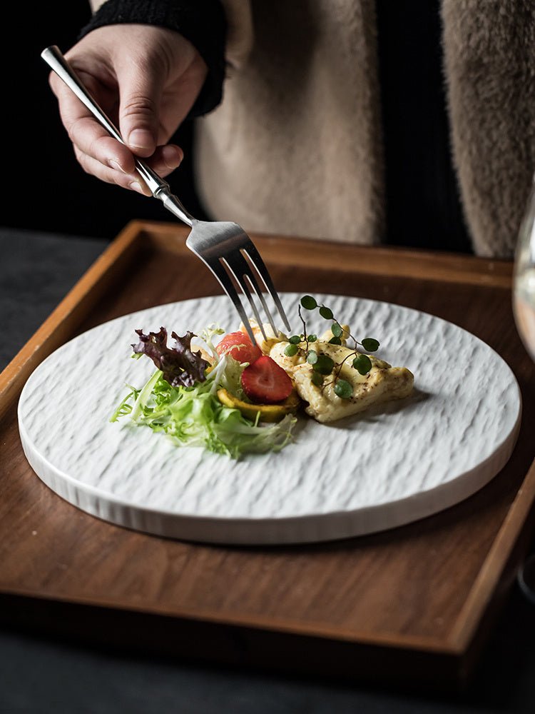 Porcelain Dinner Plate Household Hotel Steak Plate - Hearth & Lume