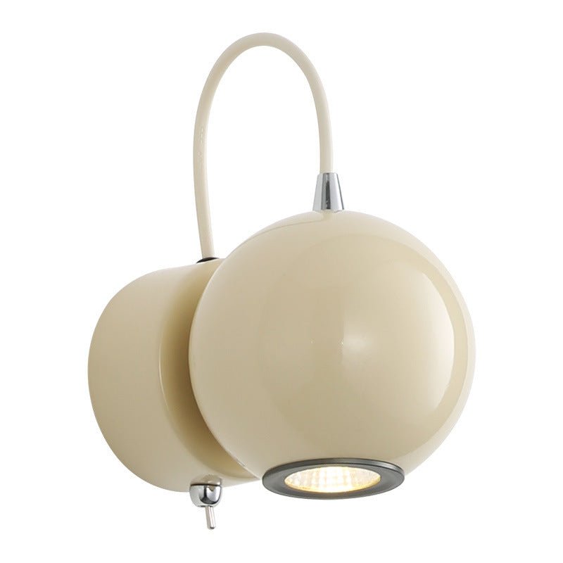 Cream Style Bedroom Wall Lamp Bedside Magnetic Suction Lamp - Hearth & Lume
