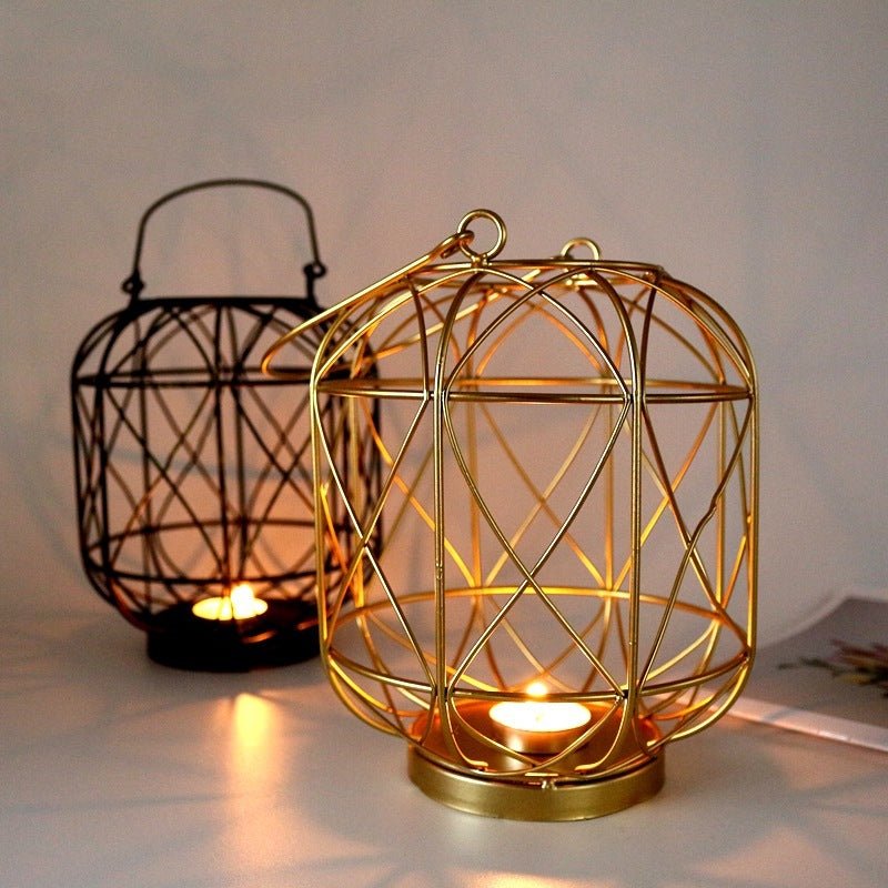 Metal Table Candlestick Home Decoration Modern Romantic Iron Candle Holders - Hearth & Lume