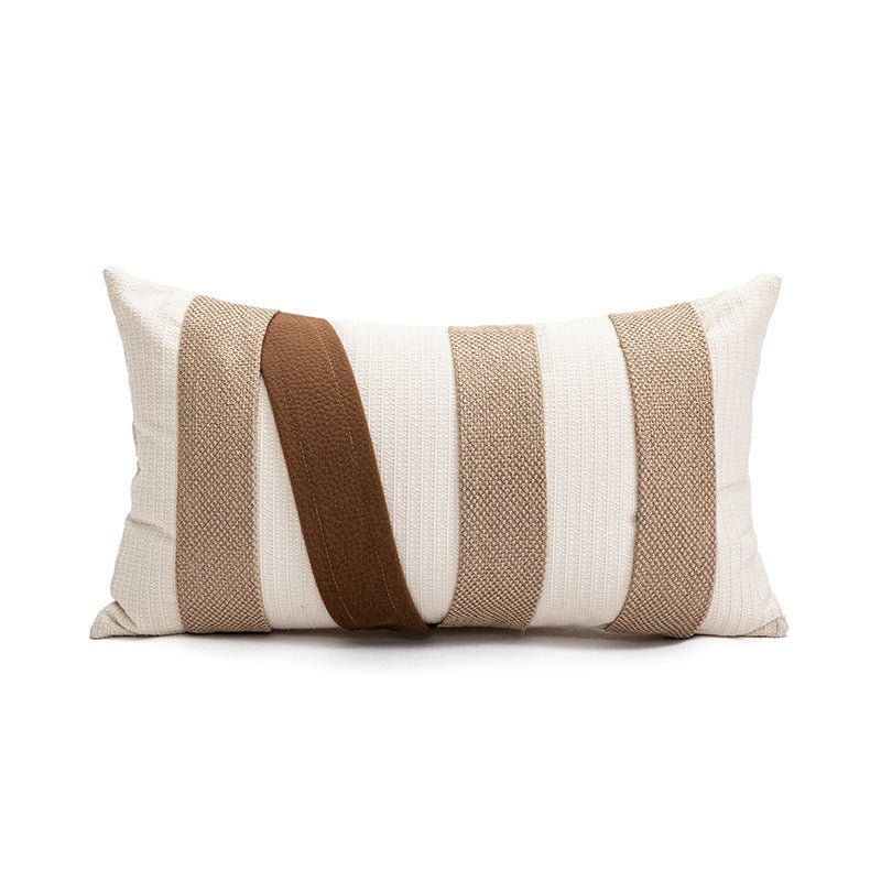 Sofa Bedroom Bay Window Nordic Brown Brown Pillow Cover - Hearth & Lume