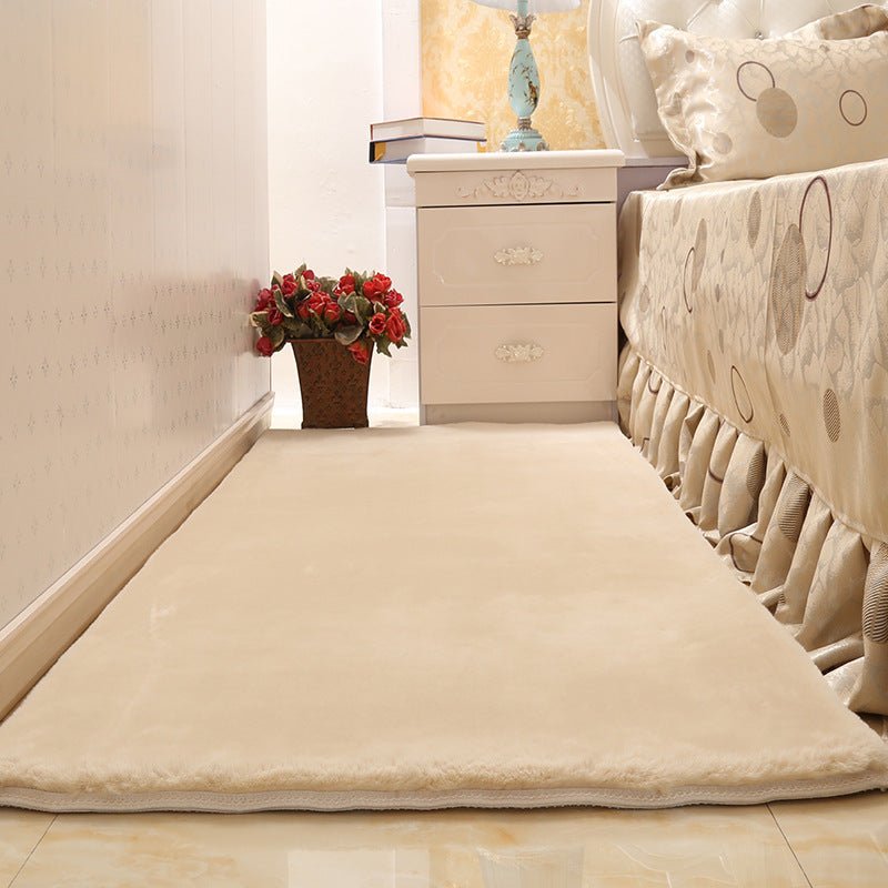 Imitation rabbit fur bedroom bedside blanket - Hearth & Lume