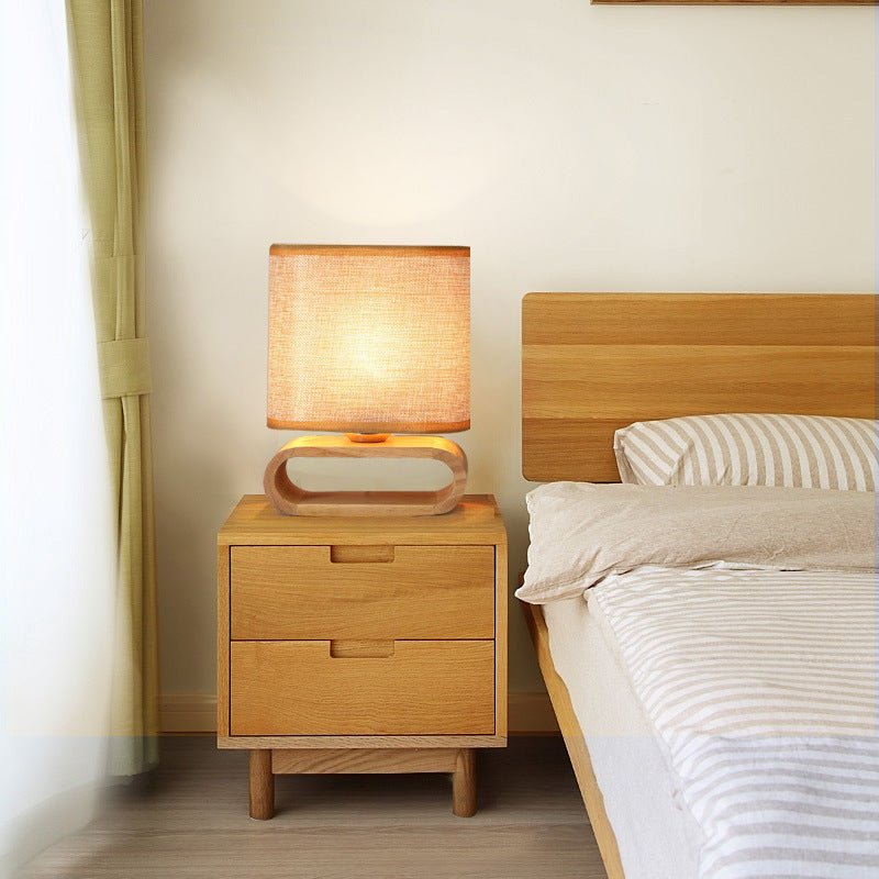 Nordic Japanese bedroom bedside table lamp - Hearth & Lume