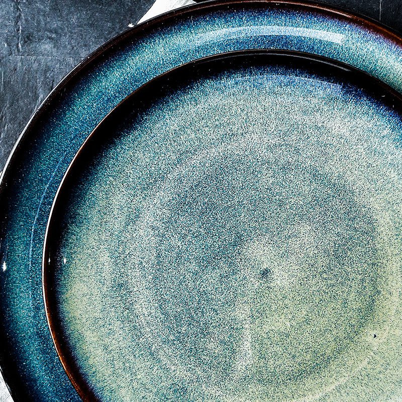 Japanese Round Ceramic Plate - Hearth & Lume