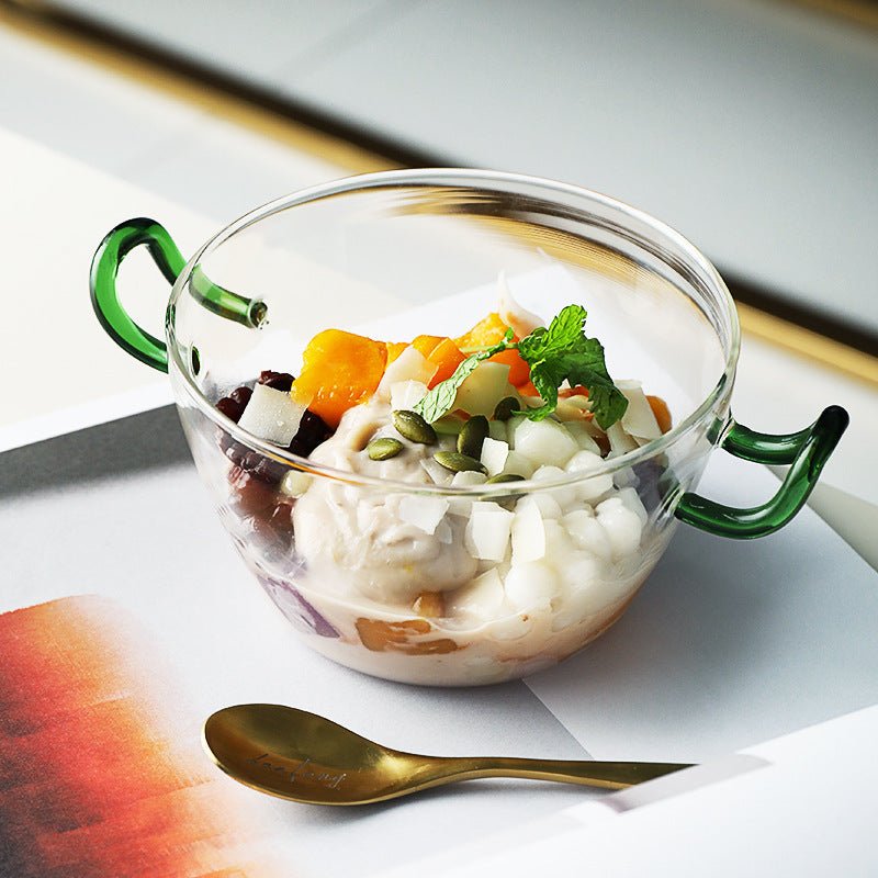 Borosilicate Heat - Resistant Glass Bowl Nordic Glass Salad Bowl - Hearth & Lume