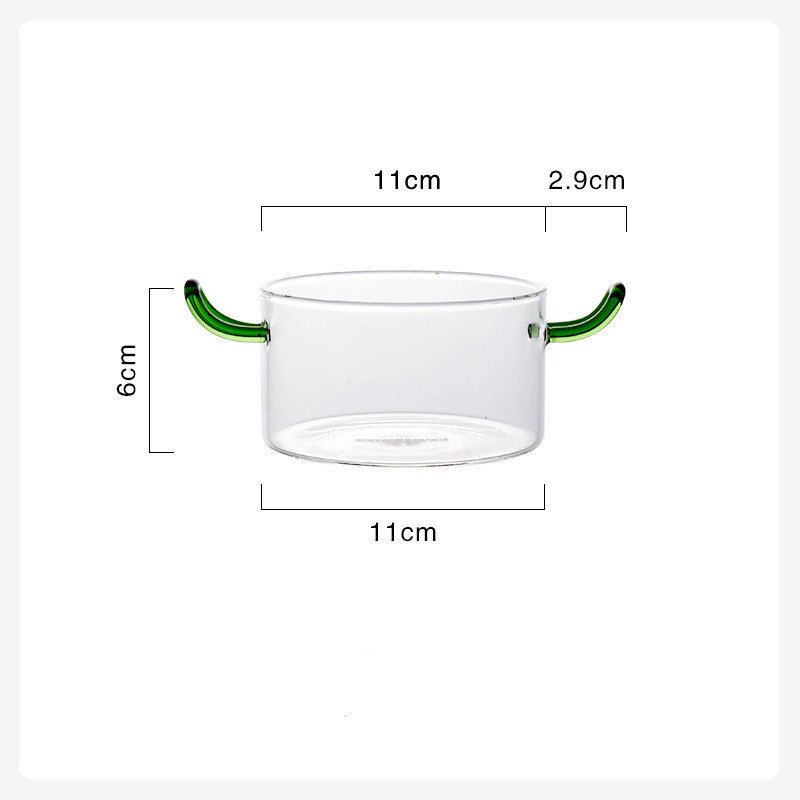 Borosilicate Heat - Resistant Glass Bowl Nordic Glass Salad Bowl - Hearth & Lume