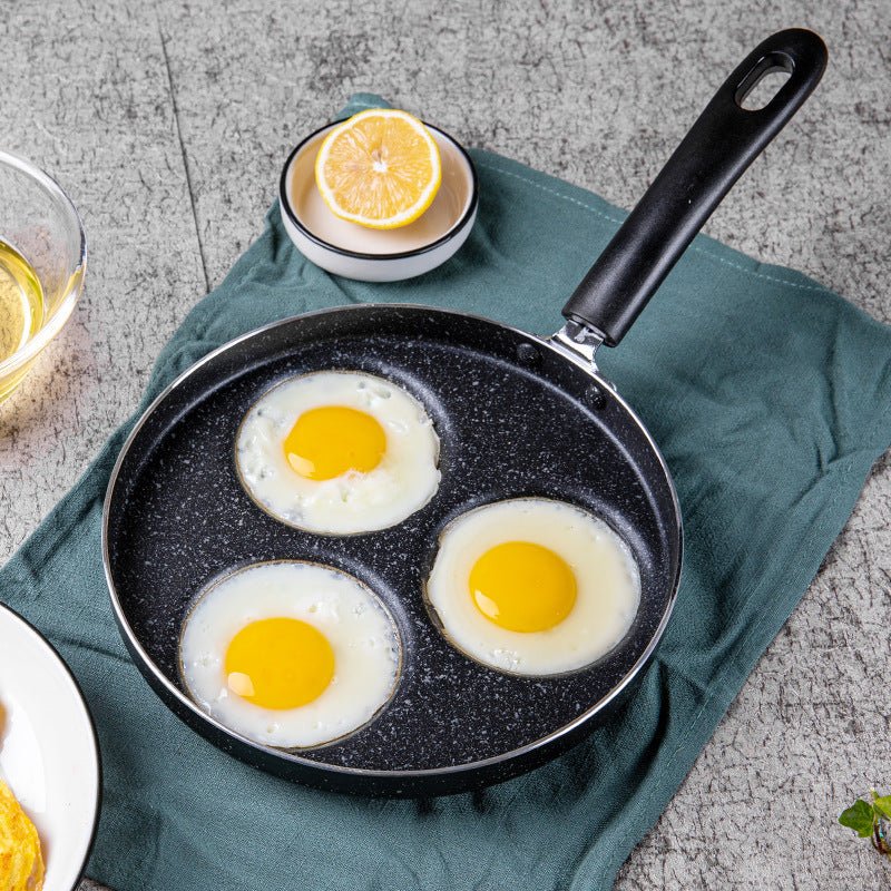 Love Frying Pan Non - Stick Flat Bottom Four - Hole Omelette Pan - Hearth & Lume