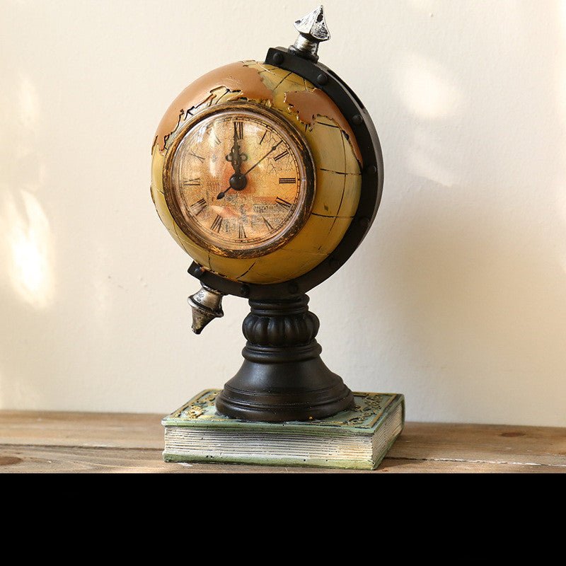 Desk Clock Home Bedroom Living Room Nostalgic Decorative Ornaments Office Model Room Creative Furnishings - Hearth & Lume