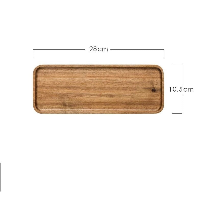 Breakfast Plate, Fruit Plate, Wooden Western Food Plate - Hearth & Lume