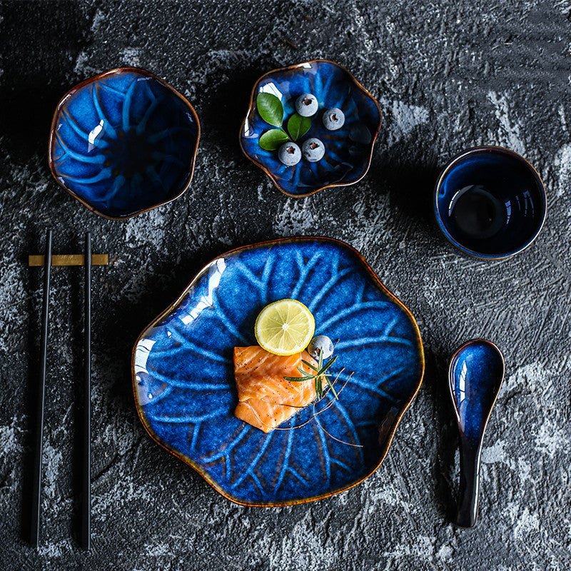 Ceramic Tableware Set Supporting Dishes Spoons Dinner Plates - Hearth & Lume