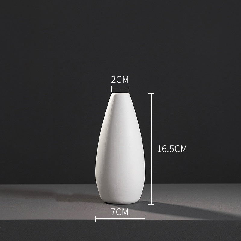 Fashion Simple White Ceramic Vase - Hearth & Lume