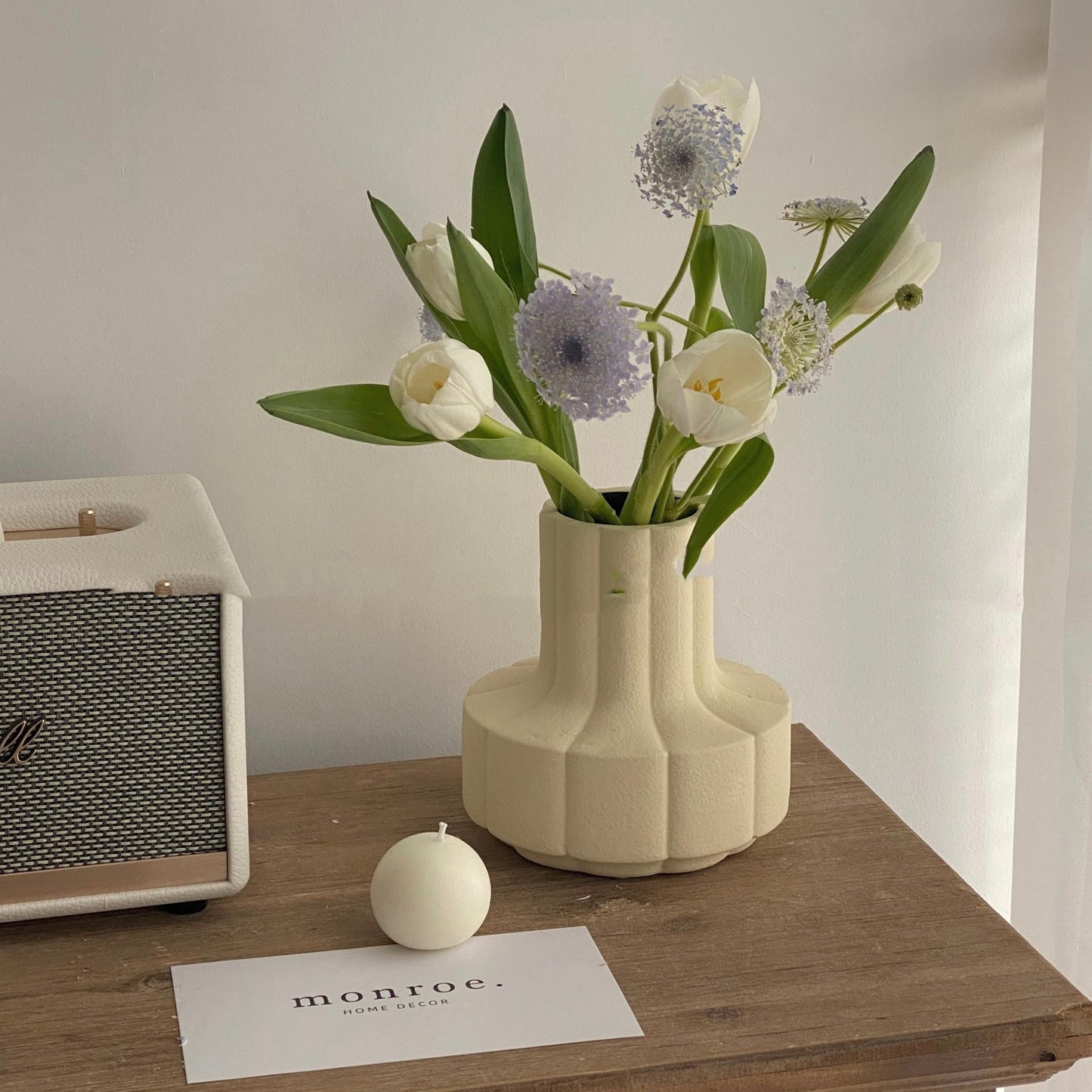 Ceramic Vase Decoration Flower Desktop Nordic Medium Countertop Floral Art - Hearth & Lume