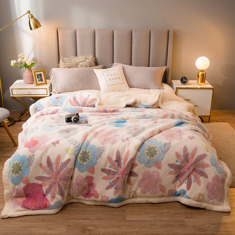 Thickened Winter Warm Single Quilt Blanket - Hearth & Lume