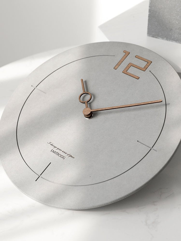 Nordic Minimalist Clock, Wall Clock, Living Room - Hearth & Lume
