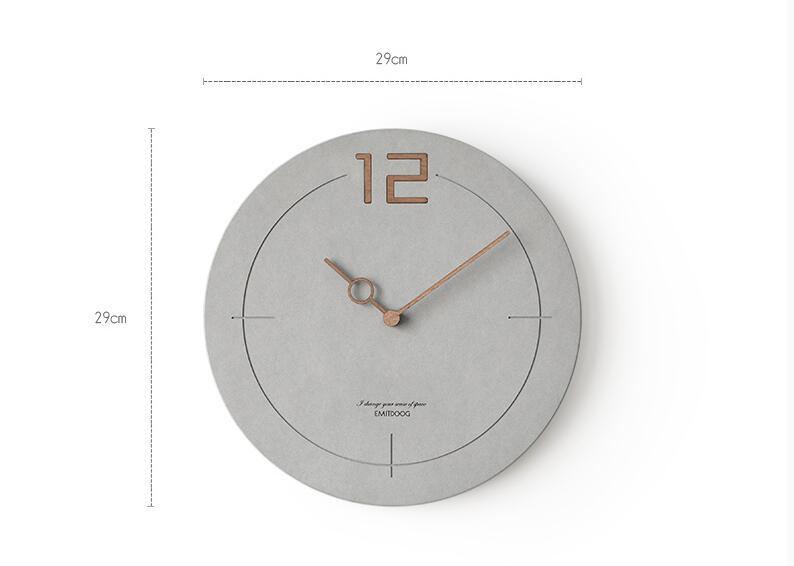 Nordic Minimalist Clock, Wall Clock, Living Room - Hearth & Lume