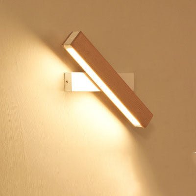Wooden LED Wall Lamp Modern Adjustable Lighting - Hearth & Lume