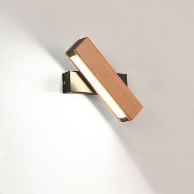 Wooden LED Wall Lamp Modern Adjustable Lighting - Hearth & Lume