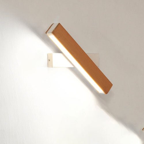Wooden LED Wall Lamp Modern Adjustable Lighting - Hearth & Lume