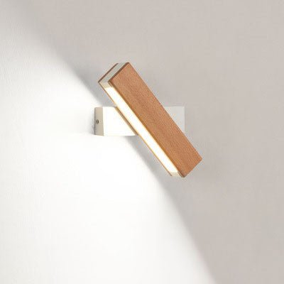 Wooden LED Wall Lamp Modern Adjustable Lighting - Hearth & Lume