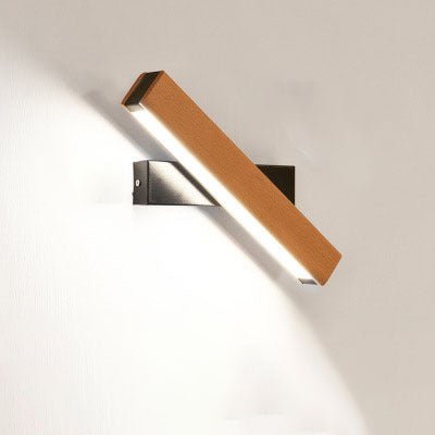 Wooden LED Wall Lamp Modern Adjustable Lighting - Hearth & Lume