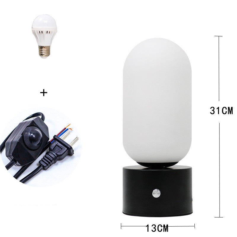 Desk Lamp Bedside Lamp Bedroom Touch Nordic Romantic Round Intelligent Lamp - Hearth & Lume