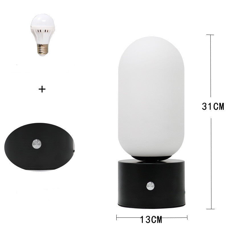 Desk Lamp Bedside Lamp Bedroom Touch Nordic Romantic Round Intelligent Lamp - Hearth & Lume